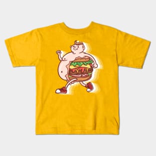 Burger Man Kids T-Shirt